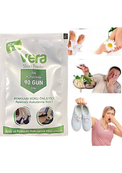 Ayak Kokusu Giderici Ayakkabı Içi Koku Önleyici 1 Paket - 10 gr