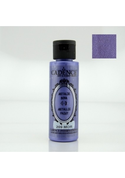 209 Mor 70ML Metalik Boya