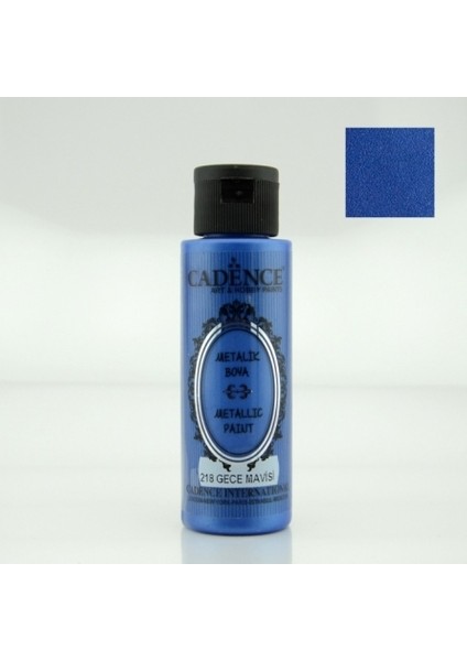 218 Gece Mavisi 70ML Metalik Boya