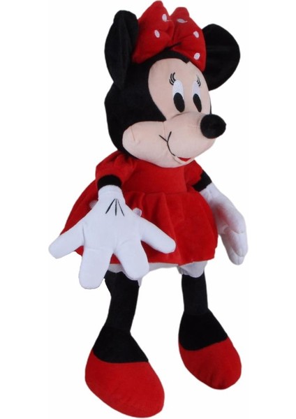 Minnie Mouse Peluş Oyuncak 55 cm Kırmızı Minnie Mouse Uyku Arkadaşım