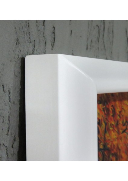 Gift Çiçekler Tasarımlı Özel Ahşap Çerçeveli Tablo 46 x 66 cm -6