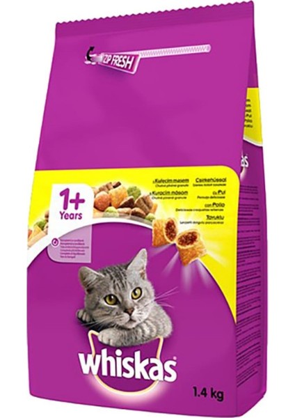 Tavuklu ve Sebzeli Kuru Yetişkin Kedi Maması 1,4 kg