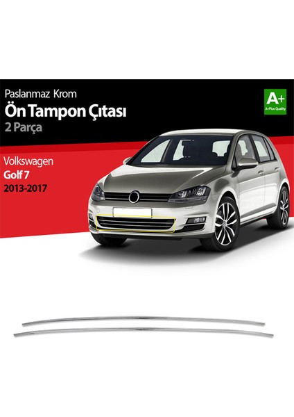 Vw Golf 7 Krom Ön Tampon Çıtası 2 Prç. 2013-2017 fiyatları