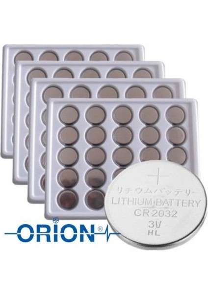 Orıon CR2032 3V Lithium Pil / 200 Lü Paket
