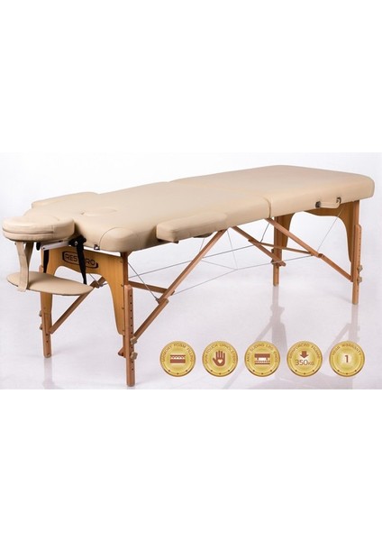 Memory 2 Bej Katlanabilir Masaj Masası