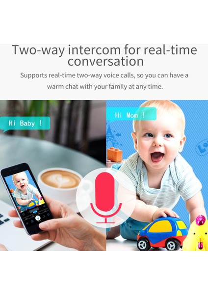 Tuya Smart Life Ip 3mp Hd Wifi 2 Yönlü Ses Hd Gece Görüş Hareket Algılama Cctv Kamera (Yurt Dışından)