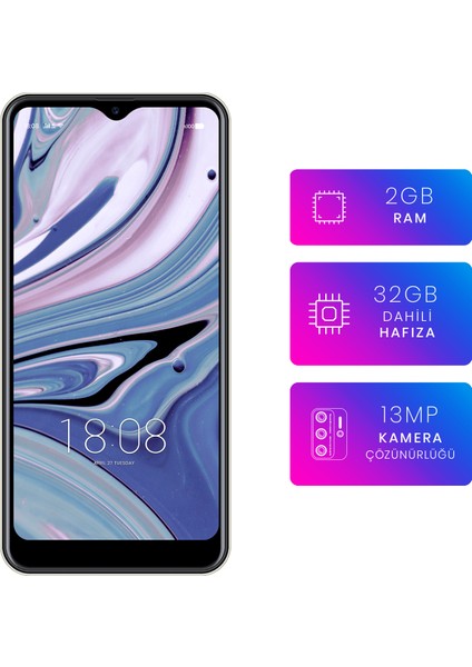 P13 Blue 32 GB 2021 (Reeder Türkiye Garantili) Beyaz modelleri