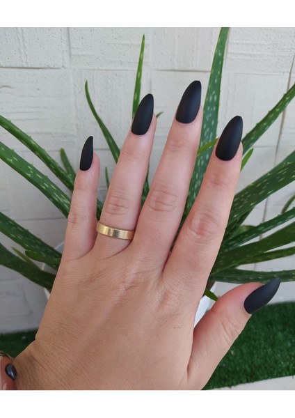 12 Li Kendinden Yapışkanlı Takma Tırnak ( Siyah)