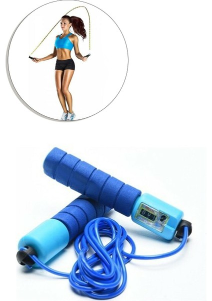 Sayaçlı Ip Atlama Halatı Form Tutma Ipi