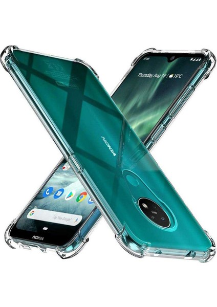 Nokia 7.2 Için Airbag Şeffaf Kılıf (Yurt Dışından)