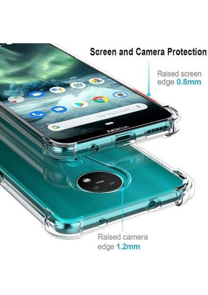 Nokia 7.2 Için Airbag Şeffaf Kılıf (Yurt Dışından) modelleri
