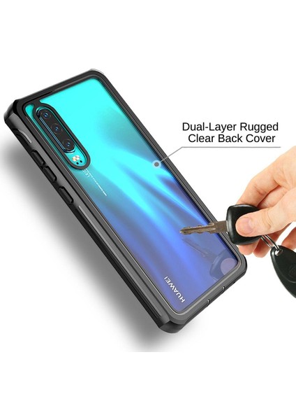 Huawei P30 Için Shockproof Tam Koruma Kılıf (Yurt Dışından)