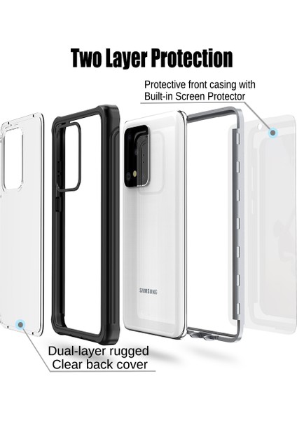 Samsung Galaxy S20 Ultra Için Shockproof Tam Koruma Kılıf (Yurt Dışından) modelleri