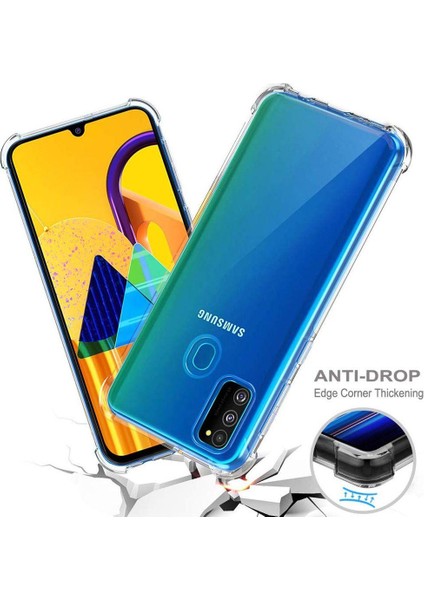 Samsung Galaxy M30S Için Airbag Şeffaf Kılıf (Yurt Dışından)