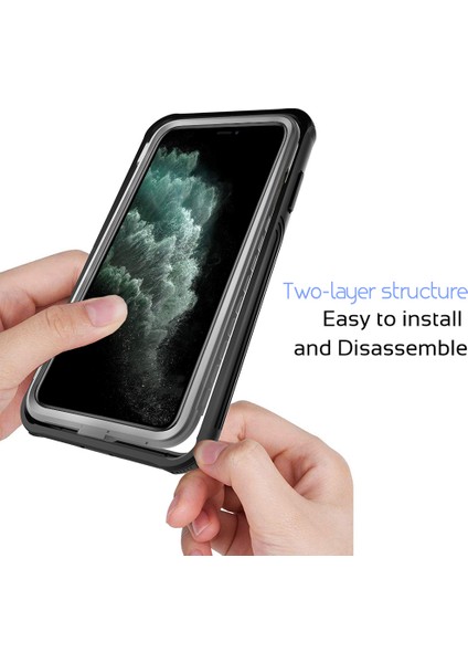 iPhone 11 Pro Max Için Shockproof Tam Koruma Kılıf (Yurt Dışından)