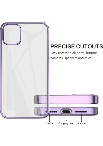 iPhone 12 Mini Için Ince Şeffaf Kılıf (Yurt Dışından)