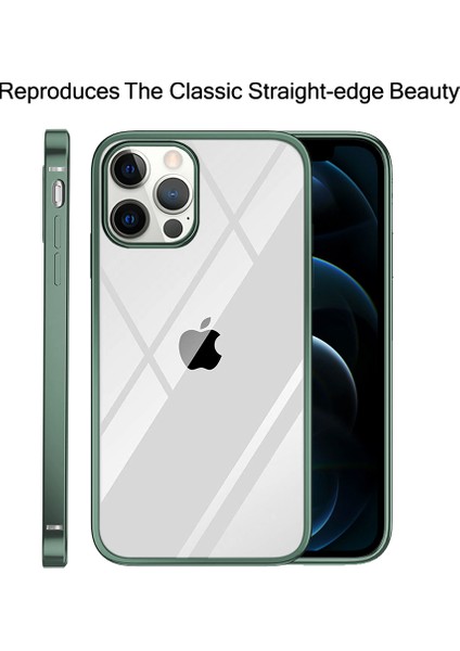 iPhone 12 Pro Için Ince Şeffaf Kılıf (Yurt Dışından)