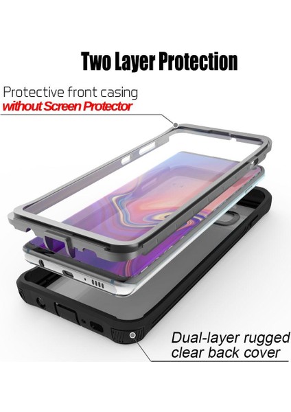 Samsung Galaxy S10 Için Shockproof Tam Koruma Kılıf (Yurt Dışından)