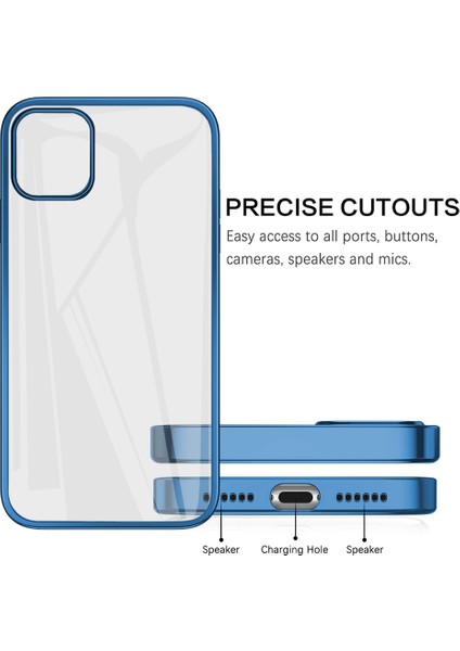 iPhone 12 Mini Için Ince Şeffaf Kılıf (Yurt Dışından)