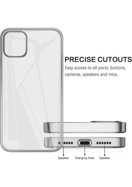 iPhone 12 Mini Için Ince Şeffaf Kılıf (Yurt Dışından)