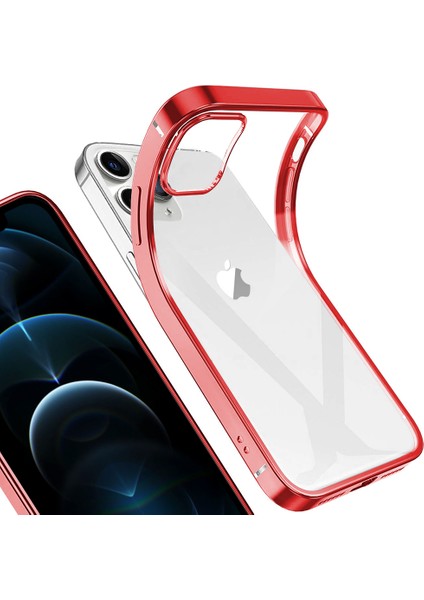 iPhone 12 Pro Max Için Ince Şeffaf Kılıf (Yurt Dışından)