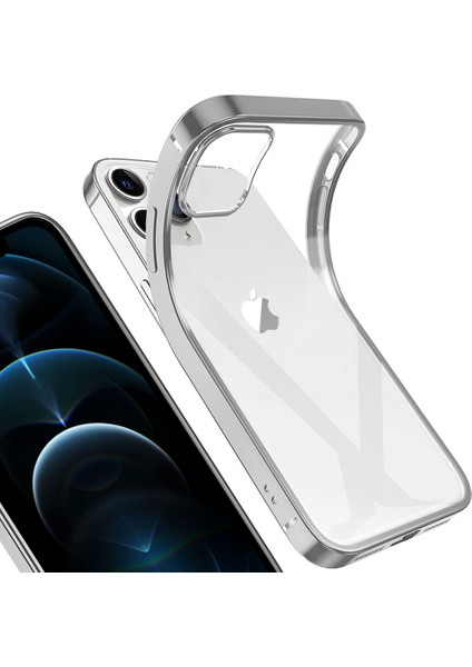iPhone 12 Pro Max Için Ince Şeffaf Kılıf (Yurt Dışından)