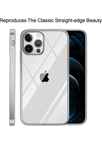 iPhone 12 Pro Max Için Ince Şeffaf Kılıf (Yurt Dışından)