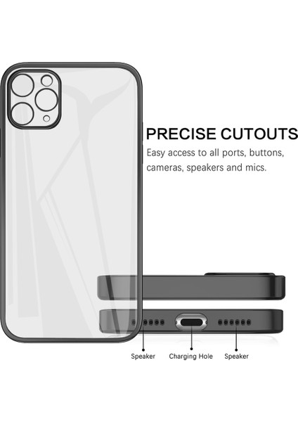 iPhone 11 Pro Max Için Ince Şeffaf Kılıf (Yurt Dışından)