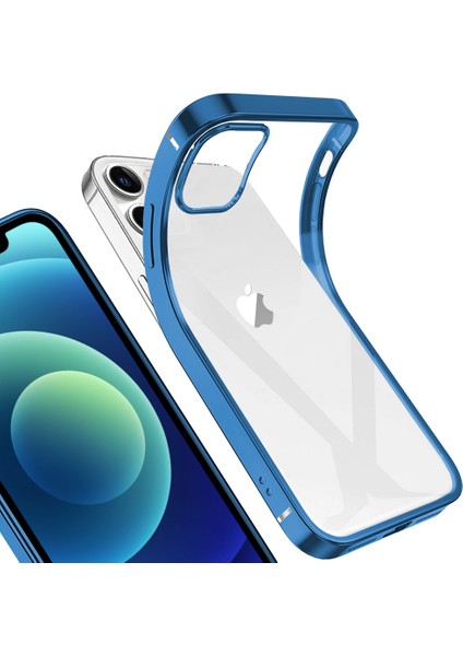 iPhone 12 Için Ince Şeffaf Kılıf (Yurt Dışından)