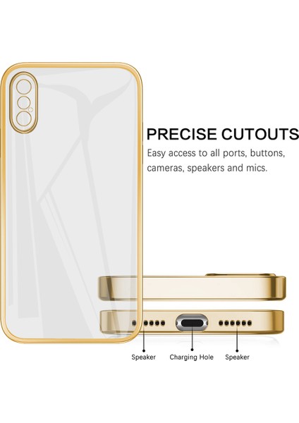 iPhone Xs Için Ince Şeffaf Kılıf (Yurt Dışından)
