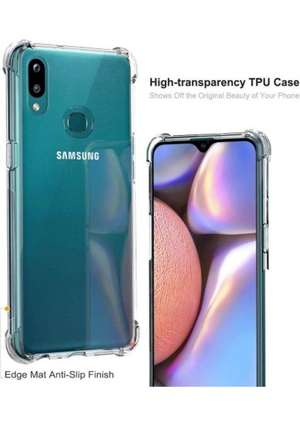 Samsung Galaxy A10S Için Airbag Şeffaf Kılıf (Yurt Dışından)