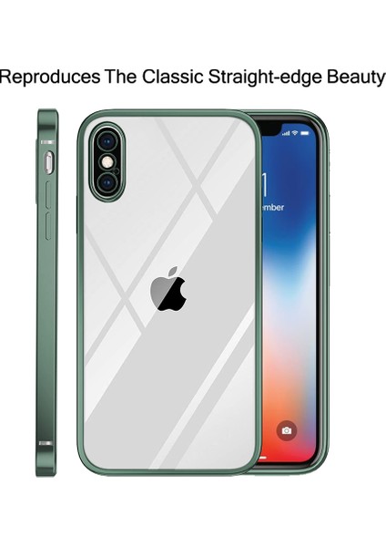 iPhone x Için Ince Şeffaf Kılıf (Yurt Dışından)