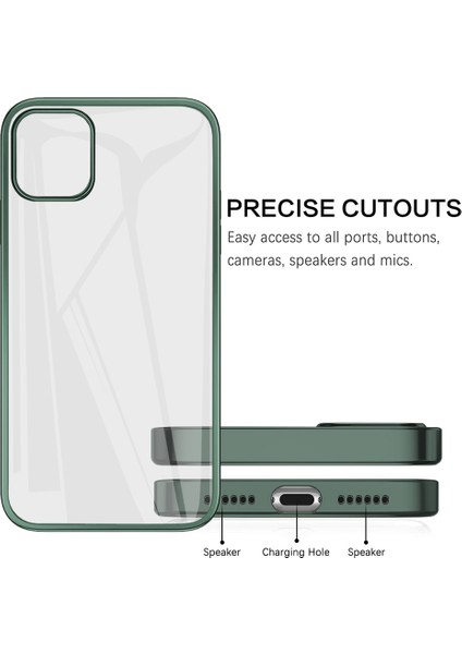 iPhone 12 Mini Için Ince Şeffaf Kılıf (Yurt Dışından)