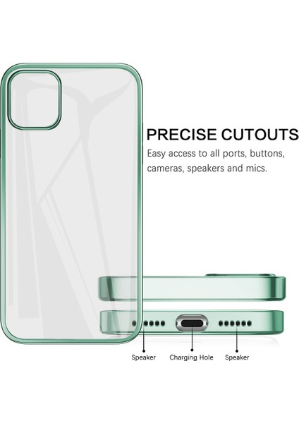 iPhone 12 Mini Için Ince Şeffaf Kılıf (Yurt Dışından)