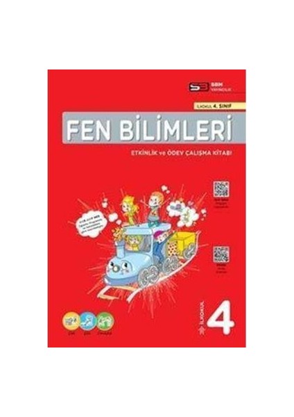 Fen Bilimleri 4. Sınıf Etkinlik ve Ödev Çalışma Kitabı