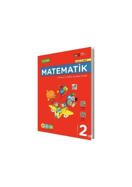 Matematik 2. Sınıf Etkinlik ve Ödev Çalışma Kitabı 1. Kitap