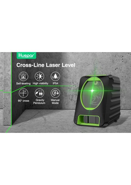 Box-1g Yeşil Çizgi Lazer Terazi Hizalama modelleri