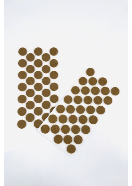 56'lı Yapışkanlı Daire Parke Zemin Koruyucu Mobilya Keçesi 28MM Kahverengi fiyatları