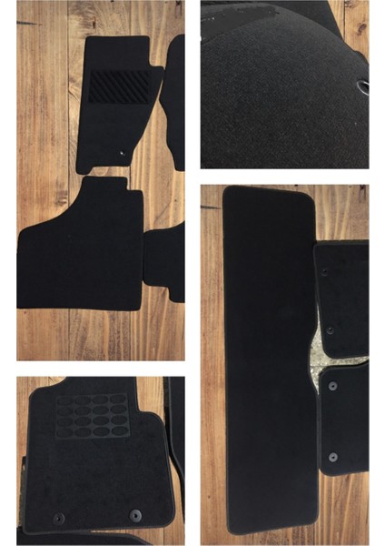 Honda Civic Fk-Fn 2006-2012 Hatchback Siyah Halı Gri Kenar Deri Petek Topuk 2250 gr Paspas indirimleri