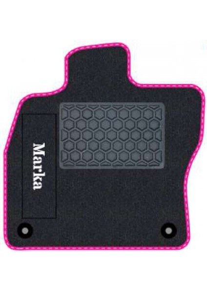 Honda Hr-V 1 1999-2006 Siyah Halı Pembe Kenar Petek Topuk 2250 gr Paspas fiyatları
