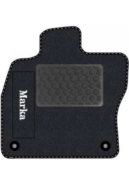 Renault Clio 2 Hb Siyah Halı Siyah Kenar Deri Petek Topuk 2250 gr Paspas fiyatları