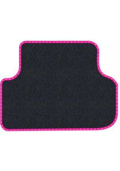 Honda Civic Fb-Fg 2012-2015 - Hatchback Siyah Halı Pembe Kenar Elipsler Topuk 2250 gr Paspas