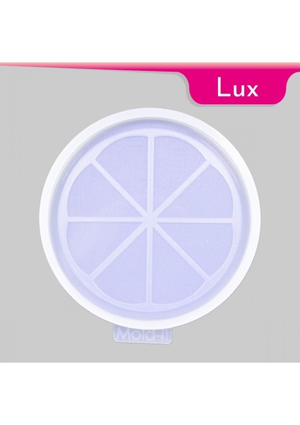 Lux Portakal Dilimi Bardak Altlığı Silikon Kalıbı