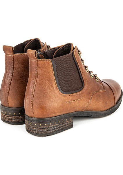 Rosalina Bağcıklı Deri Kadın Bot indirimleri