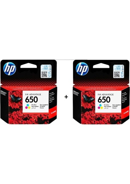 650 Renkli 2'li Set Kartuş