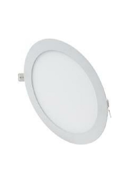 18 W Yuvarlak LED Panel Sıva Altı 6400K Beyaz Alüminyum Kasa CT-5149B