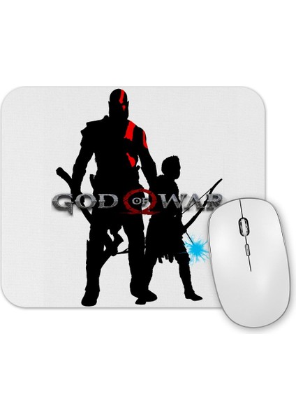 Kratos E Atreus Mouse Pad