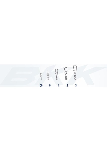 Bkk Duo Lock Snap Swivel-51 Klipsili Fırdöndü modelleri