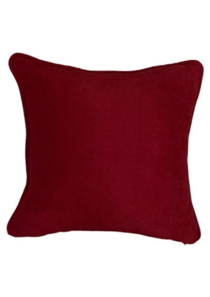 Tuğçe Demir Home Desıgn Bordo Dekoratif Kırlent İç Dolgulu 43X43 modelleri