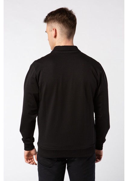 Vıgoss Erkek Fermuarlı Sweatshirt 62038-30037